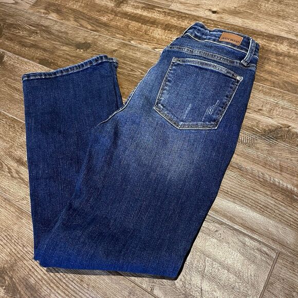 Judy Blue Jeans Womens Size 7/27 Slim Bootcut High-Rise Dark Wash Stretch Denim - Picture 1 of 13